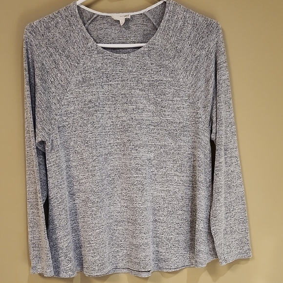 Wilfred Free Gray Ribbed Long Sleeve - Picture 1 of 8
